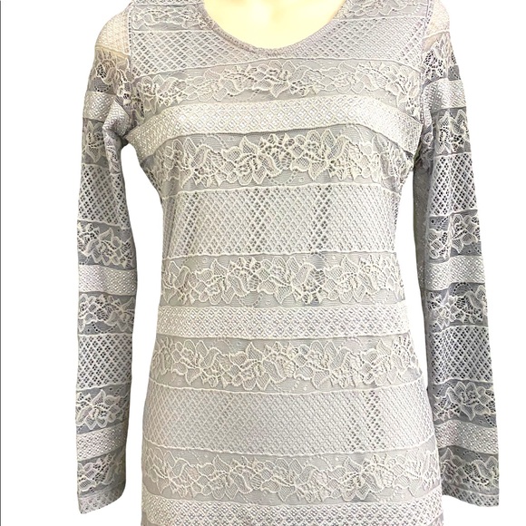 Open Crochet Boho Beach Floral Maxi Dress Sz S - Picture 2 of 4